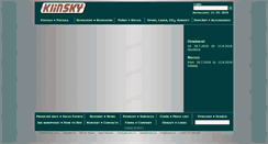 Desktop Screenshot of klinsky.cz